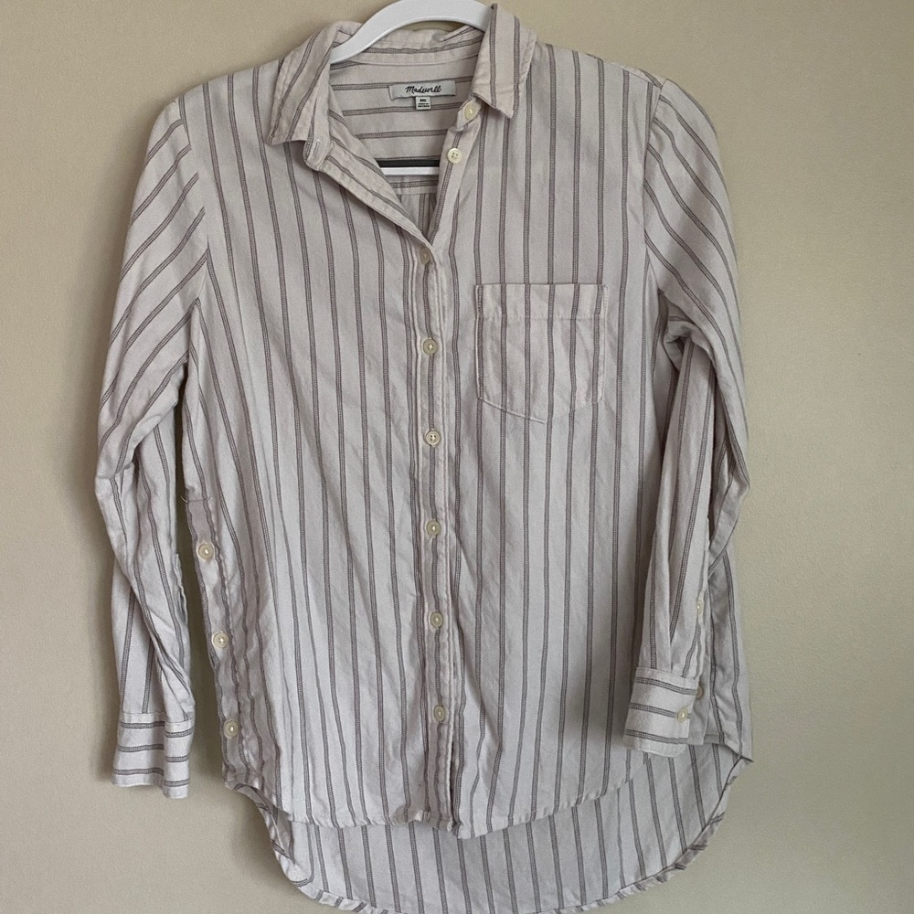 Madewell Striped Button Down